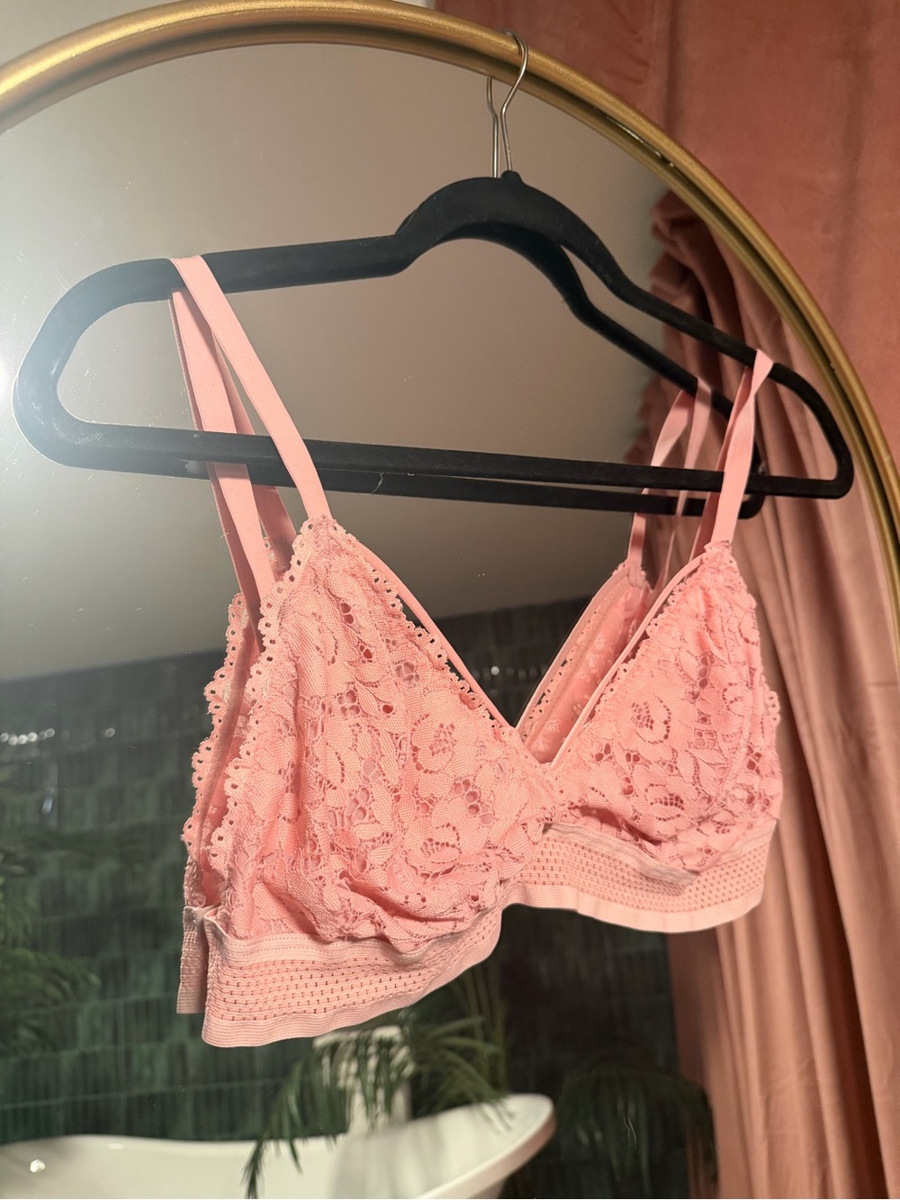 Lace Bralette in Blush Pink - Women's Intimates